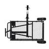 VEVOR Hitch Mount Cargo Carrier on Wheels, 36.2" x 21.3" x 11.8", 2-in-1 Folding Rear Luggage Rack Basket & Cargo Cart with Hitch Stabilizer, Fits 2" Receiver for SUV Pickups, 400LBS Load Capacity