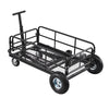 VEVOR Hitch Mount Cargo Carrier on Wheels, 36.2" x 21.3" x 11.8", 2-in-1 Folding Rear Luggage Rack Basket & Cargo Cart with Hitch Stabilizer, Fits 2" Receiver for SUV Pickups, 400LBS Load Capacity