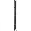 VEVOR Single Folding Security Gate, Lockable Scissor Gate with 360° Swivel Casters, Outdoor Barricade Steel Retractable Gates, for Entry Security, Garage, Warehouse & Pool, 49.61 x 77.76 in (W x H)