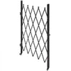 VEVOR Single Folding Security Gate, Lockable Scissor Gate with 360° Swivel Casters, Outdoor Barricade Steel Retractable Gates, for Entry Security, Garage, Warehouse & Pool, 49.61 x 77.76 in (W x H)