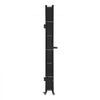 VEVOR Single Folding Security Gate, Lockable Scissor Gate with 360° Swivel Casters, Outdoor Barricade Steel Retractable Gates, for Entry Security, Garage, Warehouse & Pool, 94.49 x 86.81 in (W x H)
