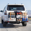 VEVOR Hitch Cargo Carrier with Bike Racks, 62" x 27" x 3" Hitch Mount Cargo Carrier for up to 4 Mountain Bikes, 500LBS Capacity High-Strength Steel Rear Luggage Basket Fits 2" Receiver for SUV Pickups