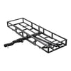 VEVOR Hitch Cargo Carrier Bike Rack, 66" x 20" x 6" Folding Hitch Mount Cargo Carrier for 2 Fat Tire/Mountain Bikes, 500LBS Capacity High-Strength Steel Luggage Basket Fits 2" Receiver for SUV Pickups
