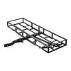VEVOR Hitch Cargo Carrier Bike Rack, 66" x 20" x 6" Folding Hitch Mount Cargo Carrier for 2 Fat Tire/Mountain Bikes, 500LBS Capacity High-Strength Steel Luggage Basket Fits 2" Receiver for SUV Pickups