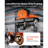 VEVOR Electric Hoist Manual Trolley, 1100 lbs/0.5 Ton Load for PA200 PA250 PA300 PA400 PA500, Push Beam Trolley with Dual Wheels, 2.68"-4.33" Adjustable Beam Flange Width for Straight & Curved I-Beam