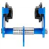 VEVOR Manual Trolley, 1100 lbs/0.5 Ton Capacity, Push Beam Trolley with Dual Wheels, Adjustable for I-Beam Flange Width 2.1" to 5.5", Heavy Duty Carbon Steel Garage Hoist for Straight & Curved I Beam