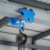 VEVOR Manual Trolley, 2200 lbs/1 Ton Load Capacity, Push Beam Trolley with Dual Wheels, Adjustable for I-Beam Flange Width 2.4" to 7", Heavy Duty Carbon Steel Garage Hoist for Straight & Curved I Beam