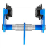 VEVOR Manual Trolley, 2200 lbs/1 Ton Load Capacity, Push Beam Trolley with Dual Wheels, Adjustable for I-Beam Flange Width 2.4" to 7", Heavy Duty Carbon Steel Garage Hoist for Straight & Curved I Beam