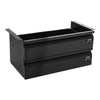 VEVOR 16" Wide Under Desk Drawer Slide Out, Under Desk Mounted Pull-out Drawer Attachment, Hidden Desktop 2 Layer Storage Organizer, Under Table Pencil Drawer for Home Sit Stand Workstation, 18x9x8 in