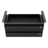 VEVOR 16" Wide Under Desk Drawer Slide Out, Under Desk Mounted Pull-out Drawer Attachment, Hidden Desktop 2 Layer Storage Organizer, Under Table Pencil Drawer for Home Sit Stand Workstation, 18x9x8 in