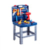 VEVOR Kids Workbench, 56 pcs, Kids Tool Bench with Realistic Tools and Electric Drill, Pretend Play Construction Workbench Toys for Toddlers, Toddler Work Bench Learning Gift for Boys & Girls Age 3+