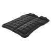 VEVOR Car Air Mattress, Inflatable Car Camping Mattress, Flocking Thickened Travel Beds, Durable Portable Sleeping Pad with Air Pump, 2 Pillows, Nozzle, Carry Bag, Fits Most SUV MPV Sedan, Black