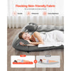 VEVOR Car Air Mattress, Inflatable Car Camping Mattress, Flocking Thickened Travel Beds, Comfortable and Durable Portable Sleeping Pad with Air Pump, Nozzle, Carry Bag, Fits Most SUV MPV Sedan, Gray