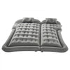 VEVOR Car Air Mattress, Inflatable Car Camping Mattress, Flocking Thickened Travel Beds, Comfortable and Durable Portable Sleeping Pad with Air Pump, Nozzle, Carry Bag, Fits Most SUV MPV Sedan, Gray