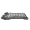 VEVOR Car Air Mattress, Inflatable Car Camping Mattress, Flocking Thickened Travel Beds, Comfortable and Durable Portable Sleeping Pad with Air Pump, Nozzle, Carry Bag, Fits Most SUV MPV Sedan, Gray