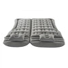 VEVOR Car Air Mattress, Inflatable Car Camping Mattress, Flocking Thickened Travel Beds, Comfortable and Durable Portable Sleeping Pad with Air Pump, Nozzle, Carry Bag, Fits Most SUV MPV Sedan, Gray