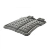 VEVOR Car Air Mattress, Inflatable Car Camping Mattress, Flocking Thickened Travel Beds, Comfortable and Durable Portable Sleeping Pad with Air Pump, Nozzle, Carry Bag, Fits Most SUV MPV Sedan, Gray