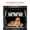 VEVOR Rear Trunk Cargo Rack, for 2021-2026 Ford Bronco 4 Door Hardtops (Exclude Bronco Sport), 300 lbs Capacity, Carbon Steel Basket Tray Interior Storage Luggage Carrier with Net, Back Shelf Stand Organizer for Camping Trip Gear, Black