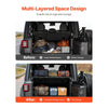 VEVOR Rear Trunk Cargo Rack, for 2007-2024 Jeep Wrangler JK 4-Door Hardtops, 300 lbs Capacity, Carbon Steel Basket Tray Interior Storage Luggage Carrier with Net, Shelf Stand Organizer for Camping Trip Gear, Black