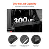 VEVOR Rear Trunk Cargo Rack, for 2018-2024 Jeep Wrangler JLU Sky One-Touch Power Top 4-Door Hardtops, 300 lbs, Carbon Steel Basket Tray Interior Storage Luggage Carrier with Net, Shelf Stand Organizer for Camping