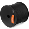 VEVOR Durable Nylon Cord, 3/16 inch x 1000 ft, 32-Strand Design, 720 LBS Load Capacity, Multi-Purpose Rope for Outdoor Adventures, Tree Work, and Emergency Situations, Black