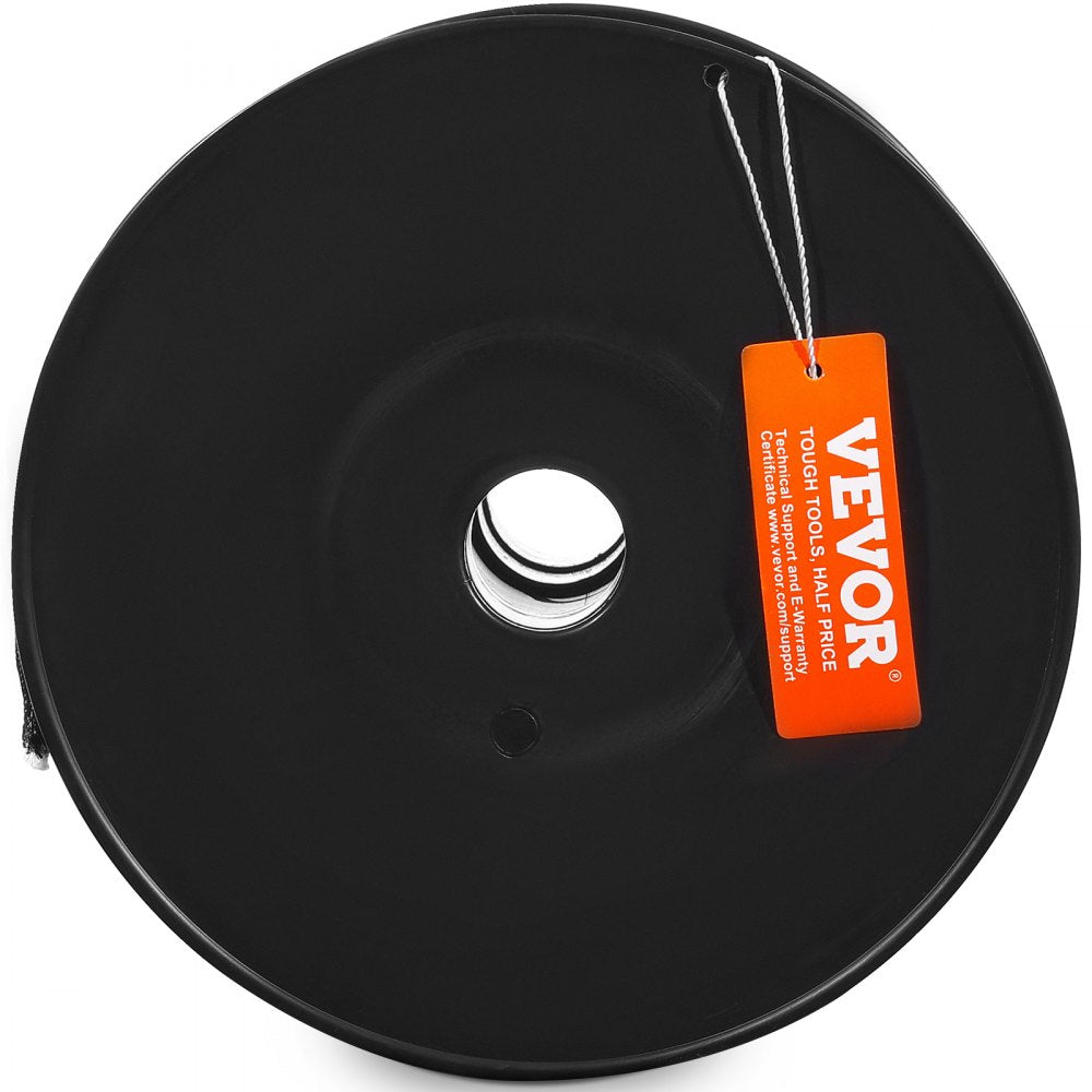 VEVOR Durable Nylon Cord, 3/16 inch x 1000 ft, 32-Strand Design, 720 LBS Load Capacity, Multi-Purpose Rope for Outdoor Adventures, Tree Work, and Emergency Situations, Black
