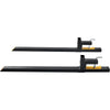 VEVOR Clamp on Pallet Forks, 2000 lbs Capacity Pallet Forks, 60" Tractor Bucket Forks, Heavy Duty Front Loader Attachment for Loader Bucket, Tractor, Skid Steer, Tractor Forks for Agriculture and Farm