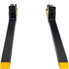 VEVOR Pallet Forks, 4000 lbs Capacity clamp on Pallet Forks, 60" Tractor Bucket Forks, Heavy Duty Front Loader Attachment for Tractor, Loader Bucket, Skid Steer, Tractor Forks for Agriculture and Farm