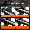 VEVOR Synthetic Winch Rope, 1/2 Inch x 92 Feet 32,000 lbs Synthetic Winch Line Cable Rope with Protective Sleeve + Forged Winch Hook + Pull Strap, Universal Fit for SUV, Large Off-Road Vehicle, Truck