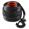 VEVOR Synthetic Winch Rope, 1/2 Inch x 92 Feet 32,000 lbs Synthetic Winch Line Cable Rope with Protective Sleeve + Forged Winch Hook + Pull Strap, Universal Fit for SUV, Large Off-Road Vehicle, Truck