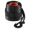VEVOR Synthetic Winch Rope, 1/2 Inch x 92 Feet 32,000 lbs Synthetic Winch Line Cable Rope with Protective Sleeve + Forged Winch Hook + Pull Strap, Universal Fit for SUV, Large Off-Road Vehicle, Truck
