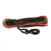VEVOR Synthetic Winch Rope, 3/16 Inch x 50 Feet 8,350 lbs Synthetic Winch Line Cable Rope with Protective Sleeve + Stopper + Forged Winch Hook + Pull Strap, Universal Fit for ATV, UTV, Vehicle Towing