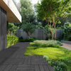 VEVOR Interlocking Deck Tiles, 36 Pack,11.6"x11.6" 36 sq. ft Plastic Waterproof Outdoor Flooring All Weather Use, Patio Floor Decking Covering Tiles for Porch Poolside Balcony Backyard, Dark Grey