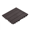 VEVOR Interlocking Deck Tiles, 54 Pack,12"x12" 54 sq. ft Plastic Waterproof Outdoor Flooring All Weather Use, Patio Floor Decking Covering Tiles for Porch Poolside Balcony Backyard, Dark Brown