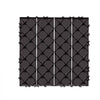VEVOR Interlocking Deck Tiles, 54 Pack,12"x12" 54 sq. ft Plastic Waterproof Outdoor Flooring All Weather Use, Patio Floor Decking Covering Tiles for Porch Poolside Balcony Backyard, Dark Brown