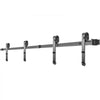 VEVOR Sliding Barn Door Hardware Kit, 10FT Barn Door Kit, 330LBS Load-Bearing Double Barn Door Hardware Kit, Carbon Steel Barn Door Track, Darn Door for 1.37-1.77\" Thickness & 5FT Wide Door Panel