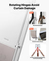 VEVOR Dog Door for Sliding Glass Door, 91 to 96 in Adjustable Height, Aluminum Alloy Frame with Metal Rotating Hinges, Lock Design, 10 1/4 x 16 1/4 in Flap, Sliding Glass Pet Door for Renters