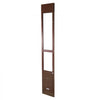 VEVOR Dog Door for Sliding Glass Door, 75 7/8 to 80 11/16 in Adjustable Height, Aluminum Alloy Frame with Rotating Hinges, Lock Design, 10 1/4 x 16 1/4 in Flap, Sliding Glass Pet Door for Renters