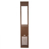 VEVOR Dog Door for Sliding Glass Door, 75 7/8 to 80 11/16 in Adjustable Height, Aluminum Alloy Frame with Rotating Hinges, Lock Design, 10 1/4 x 16 1/4 in Flap, Sliding Glass Pet Door for Renters