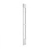 VEVOR Dog Door for Sliding Glass Door, 75 7/8" to 80 11/16" Adjustable Height, Aluminum Alloy Frame with Flap and Rotating Hinge, Lock Design, for Small-Sized Dogs, Sliding Glass Pet Doors for Renters
