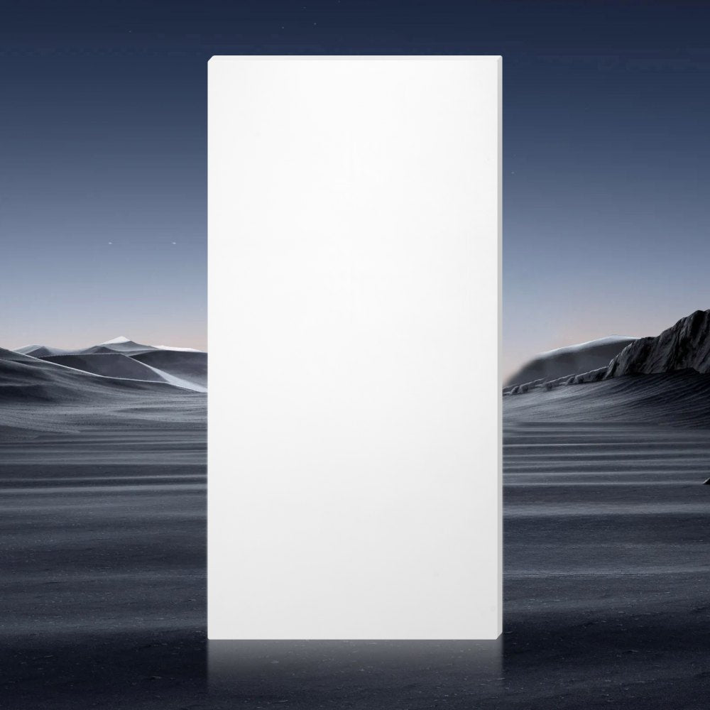 VEVOR HDPE Plastic Sheet Board, 1 Pack High Density Polyethylene Sheet Plastic Panel, 24 x 48 Inch 1/2 Inch Thick Customizable Plastic Panels, for DIY Crafts, Heavy Duty Industrial Equipment, White