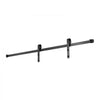 VEVOR 6FT Sliding Barn Door Hardware Kit, 330 LBS Weight Capacity, Compatible with 36 Inches Max Width & 1-3/8 to 1-3/4 Inches Thickness Single Sliding Barn Door, Durable Track & J-shape Roller, Black