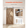 VEVOR 6.6FT Sliding Barn Door Hardware Kit, 330 LBS Weight Capacity, Compatible with 36 to 40 Inches Width & 1-3/8 to 1-3/4 Inches Thickness Single Sliding Barn Door, Durable Track & J-shape Roller
