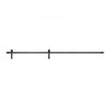 VEVOR 10FT Sliding Barn Door Hardware Kit, 330 LBS Weight Capacity, Compatible with 60 Inches Max Width & 1-3/8 to 1-3/4 Inches Thickness Single Sliding Barn Door, Durable Track & J-shape Roller,Black