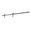 VEVOR 10FT Sliding Barn Door Hardware Kit, 330 LBS Weight Capacity, Compatible with 60 Inches Max Width & 1-3/8 to 1-3/4 Inches Thickness Single Sliding Barn Door, Durable Track & I-shape Roller,Black