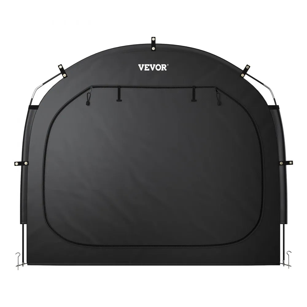 VEVOR Bike Storage Tent, 4 to 5 Bikes, Outdoor Spacious Bike Storage Tent with Ventilated Window, Waterproof Easy-to-Install Bike Tent with High Strength Fiberglass & Dual Zippers, Fit for Bicycle