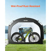 VEVOR Bike Storage Tent, 5 Bikes, Outdoor Spacious Bike Storage Tent with Ventilated Window, Waterproof Easy-to-Install Bike Tent with High Strength Fiberglass & Dual Zippers, Fit for Bicycle