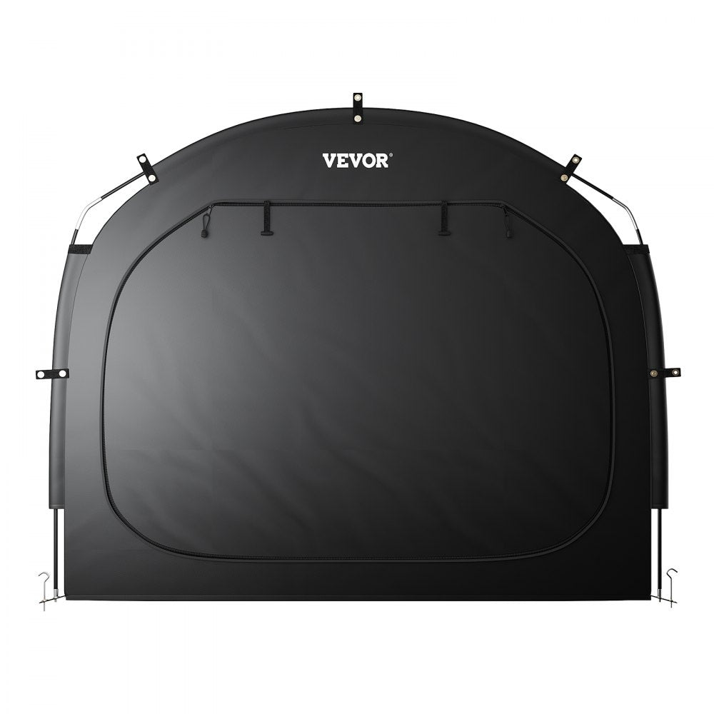 VEVOR Bike Storage Tent, 5 Bikes, Outdoor Spacious Bike Storage Tent with Ventilated Window, Waterproof Easy-to-Install Bike Tent with High Strength Fiberglass & Dual Zippers, Fit for Bicycle