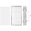 VEVOR 11"Wx21"Dx2.5"H Pull Out Cabinet Organizer, Heavy Duty Slide Out Pantry Shelves, Steel Roll Out Drawers, Sliding Drawer Storage for Home Under Sink, 13.5"Wx22"Dx7"H Install Size for Cabinet