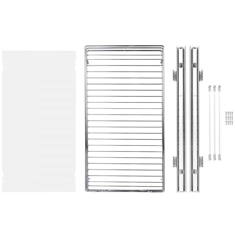 VEVOR 11"Wx21"Dx2.5"H Pull Out Cabinet Organizer, Heavy Duty Slide Out Pantry Shelves, Steel Roll Out Drawers, Sliding Drawer Storage for Home Under Sink, 13.5"Wx22"Dx7"H Install Size for Cabinet